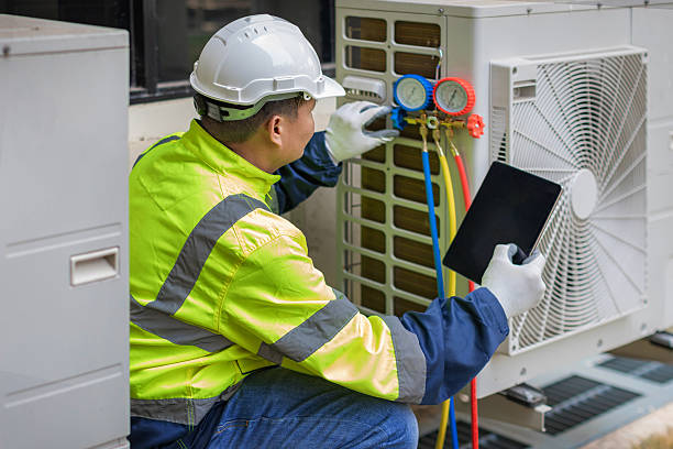 Professional Hvac Installation technician working in Eastport, ME